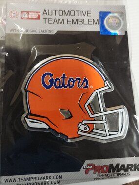 3pk Promark Florida Gators Automotive Team Emblem Decal Set Orange Helmet 143